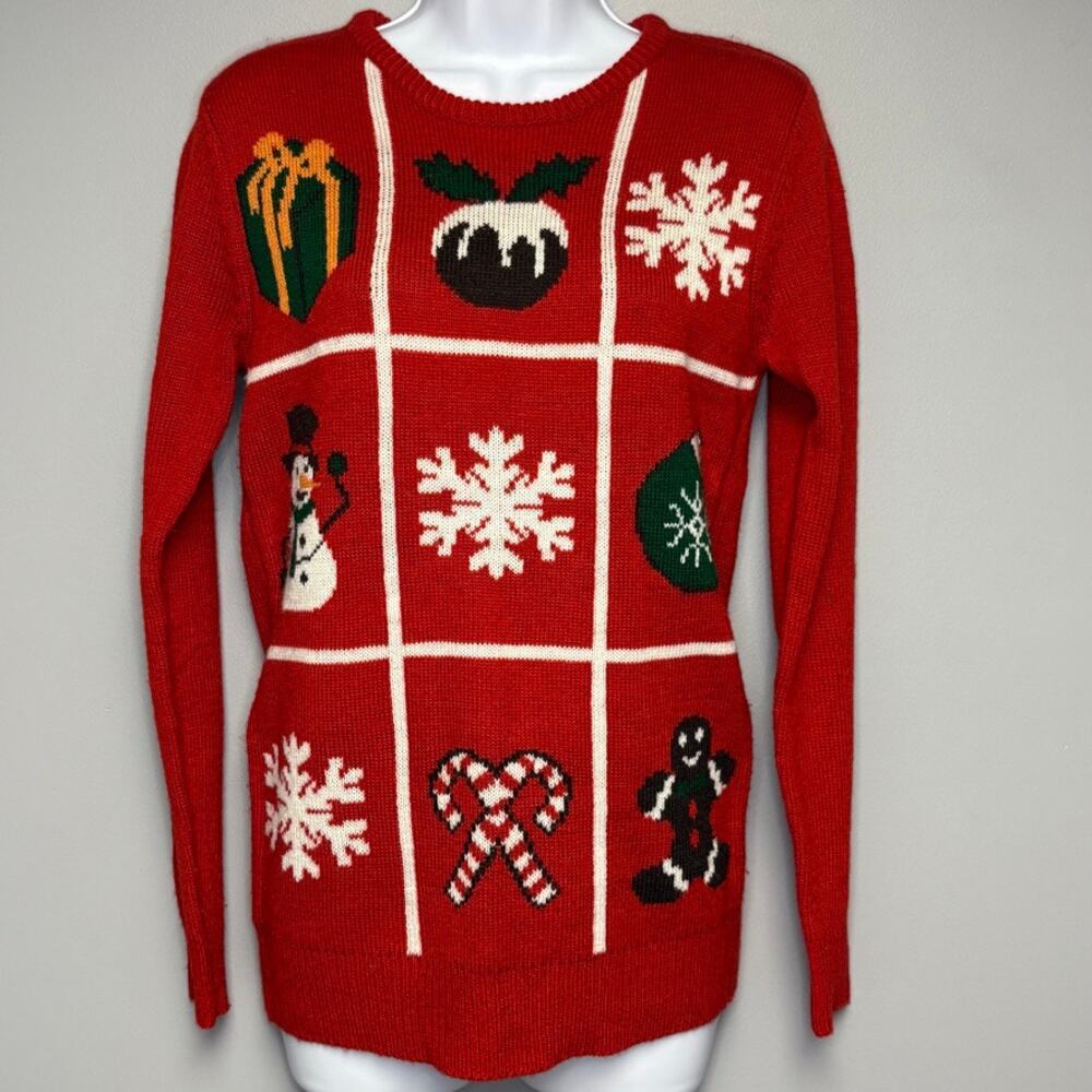 Cotton Emporium‎ Ugly Christmas Sweater Holiday Knit Womens Sz XS